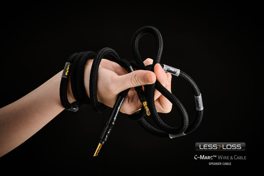 LessLoss C-MARC Entropic Processing højttaler kabel sæt, 1,2 meter med bananstik